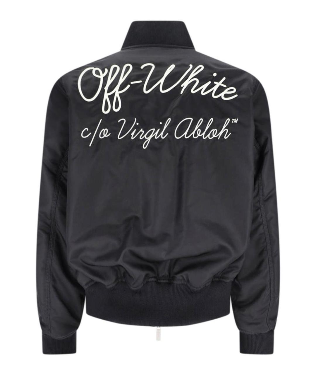 OFF-WHITE Черная полиамидовая куртка, фото 2