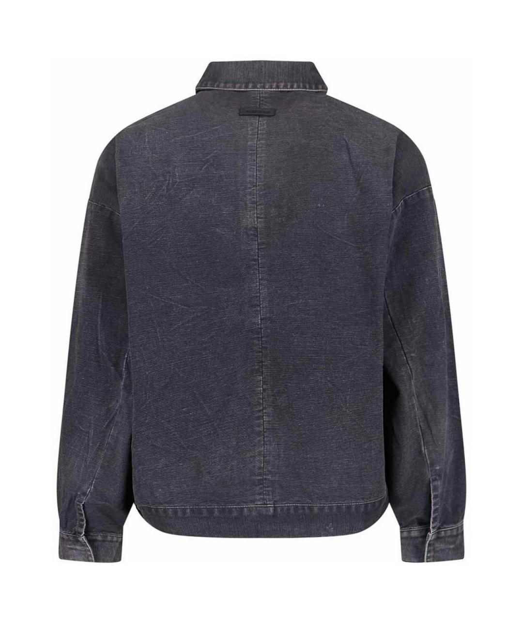 FEAR OF GOD Черная хлопковая куртка, фото 2