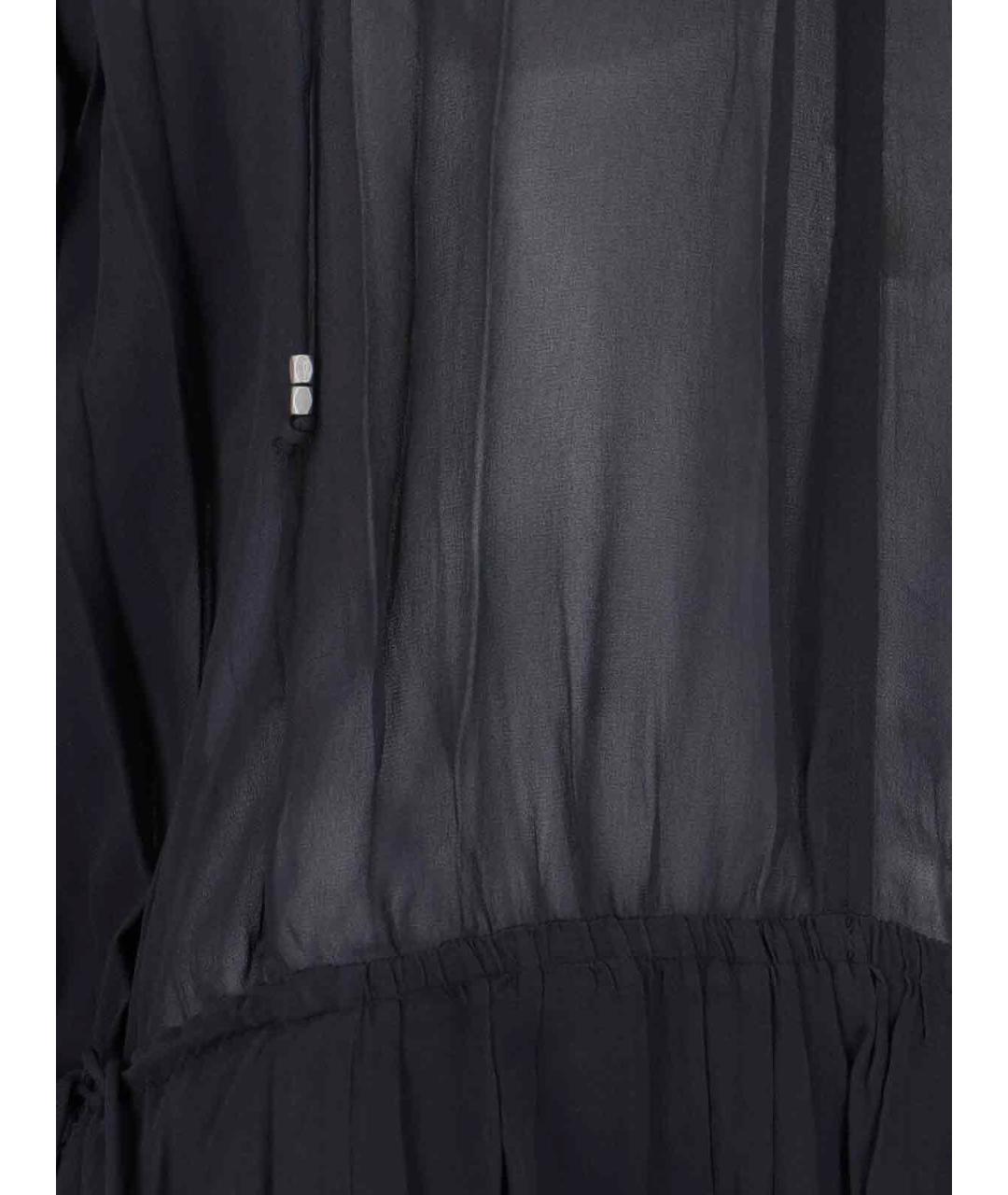 ISABEL MARANT Черное вискозное повседневное платье, фото 4