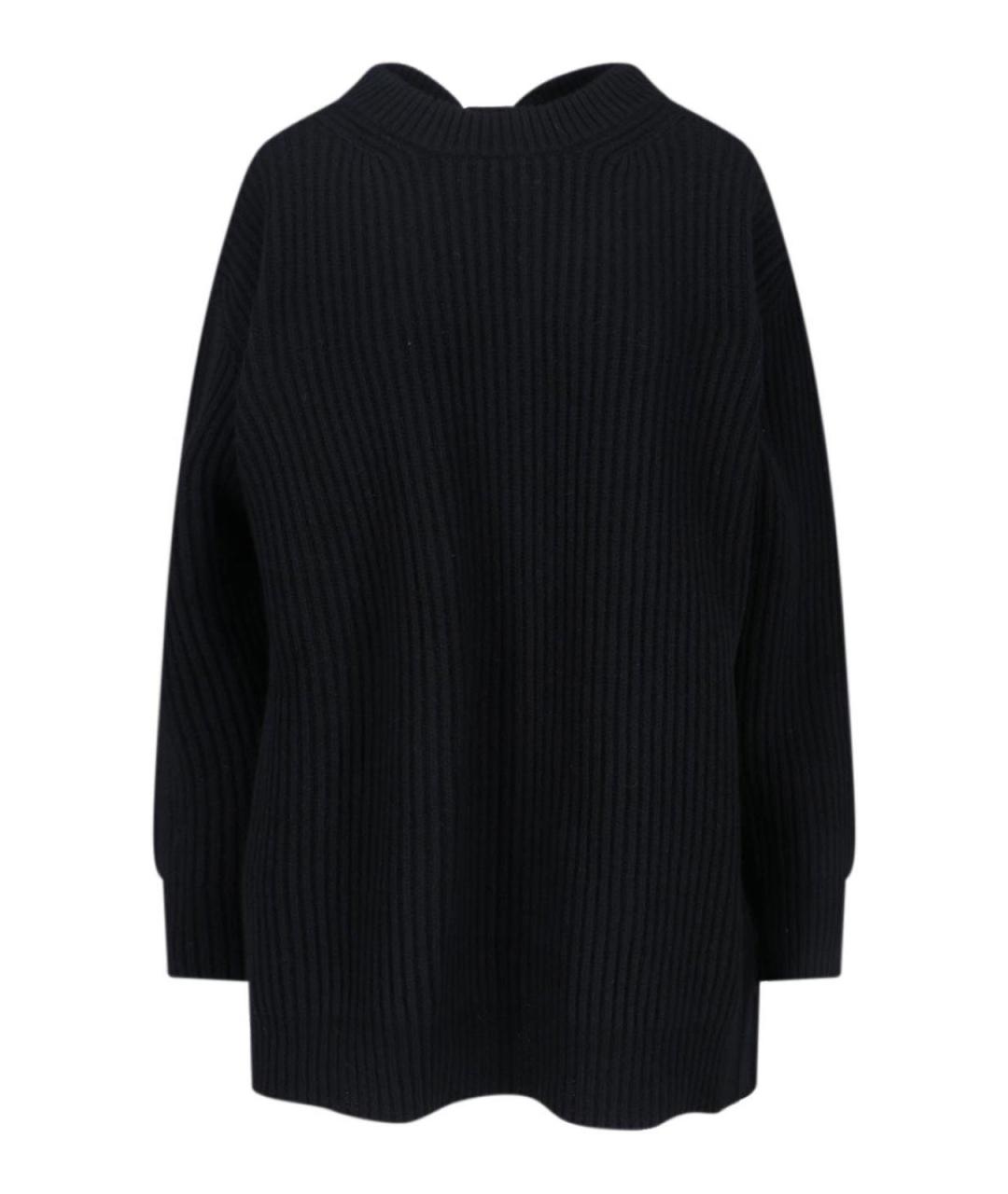 MM6 MAISON MARGIELA Черное шерстяное повседневное платье, фото 1