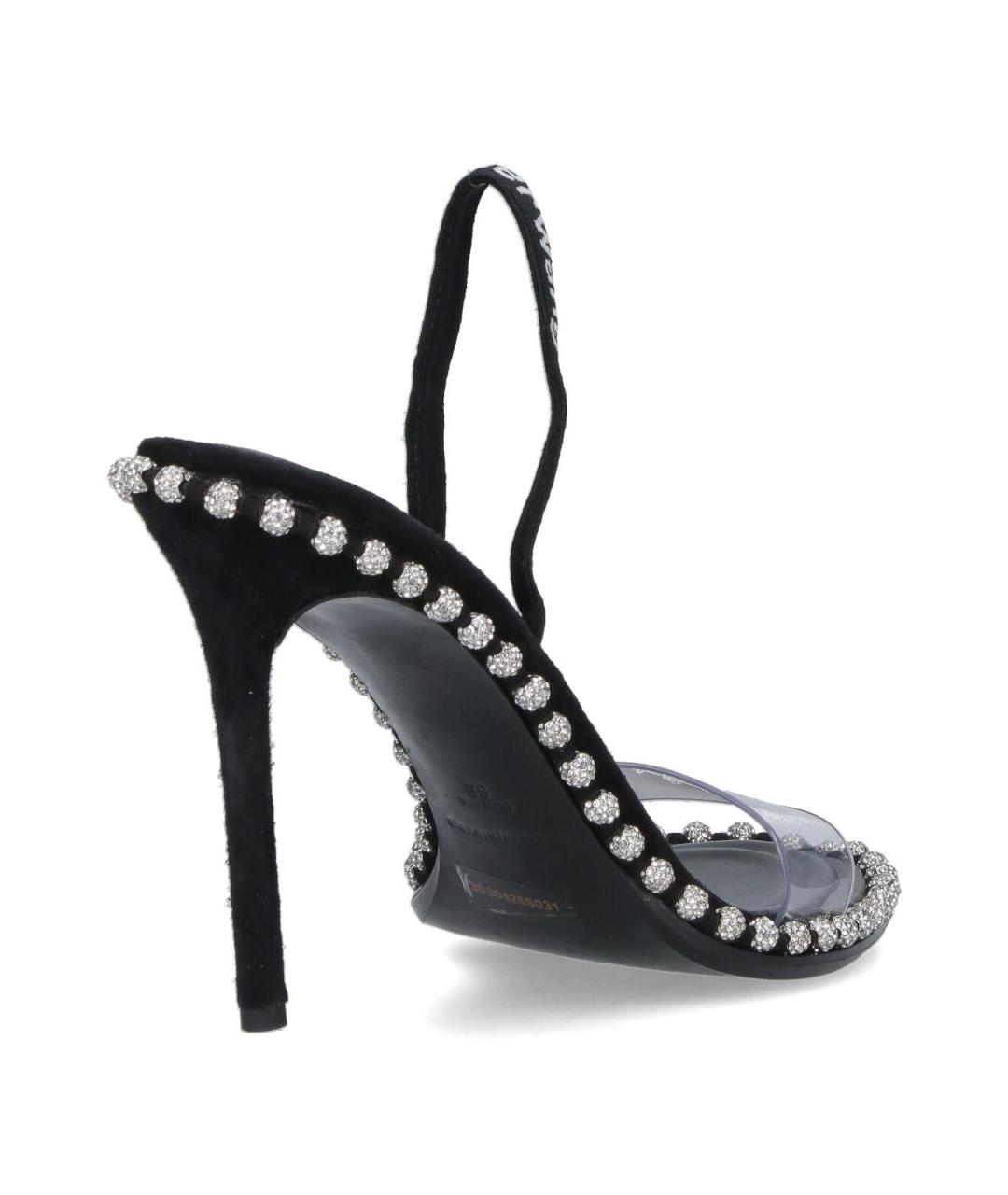 ALEXANDER WANG Черные босоножки, фото 4