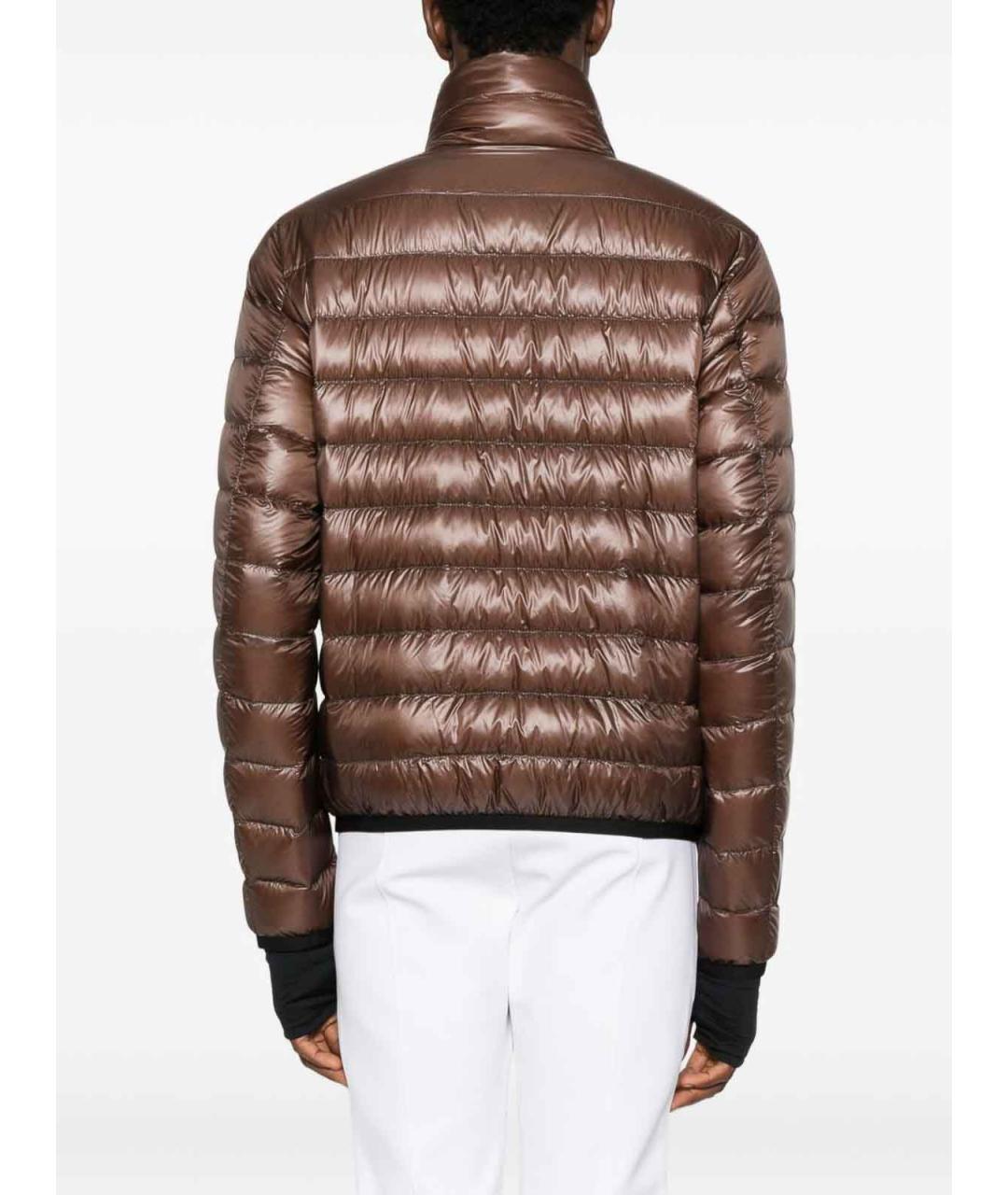 MONCLER Коричневый пуховик, фото 5