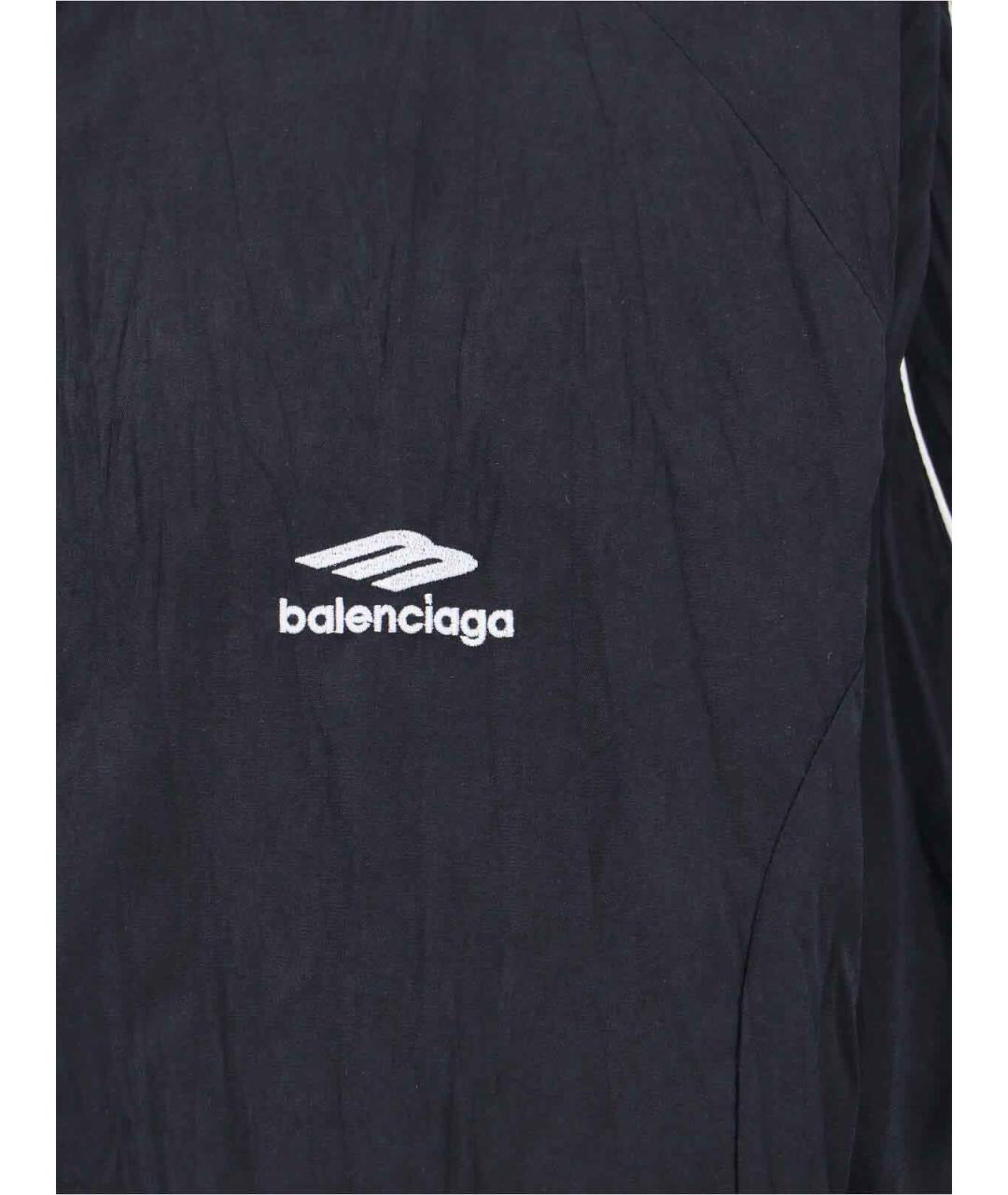 BALENCIAGA Черная полиамидовая куртка, фото 4