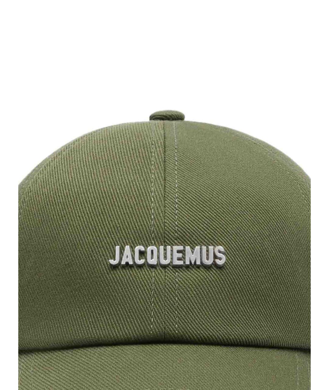 JACQUEMUS Коричневая хлопковая кепка, фото 2