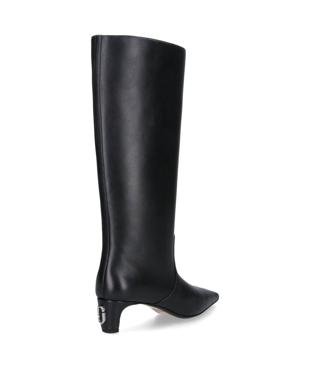 MARC JACOBS Черные кожаные сапоги, фото 4