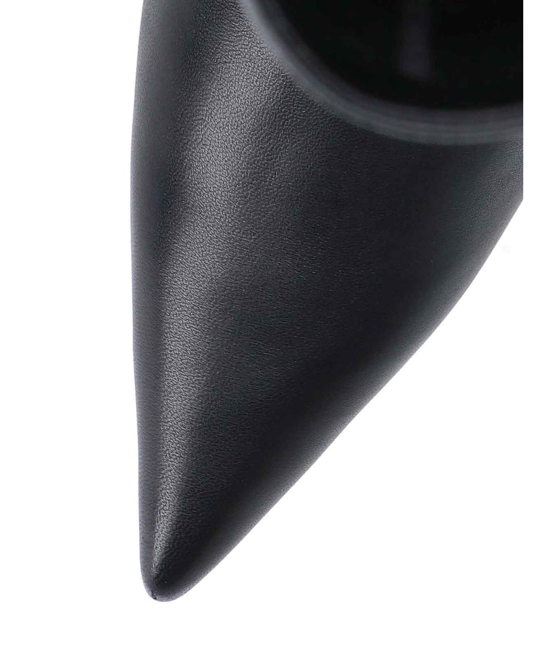 MARC JACOBS Черные кожаные сапоги, фото 5