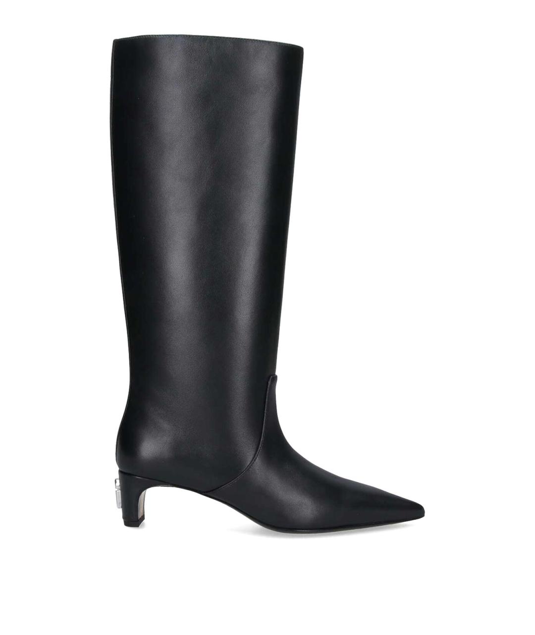 MARC JACOBS Черные кожаные сапоги, фото 1