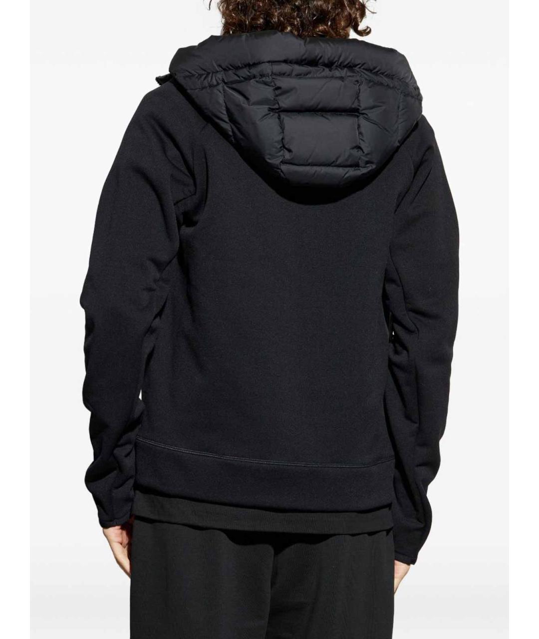 MONCLER Черная полиэстеровая куртка, фото 5