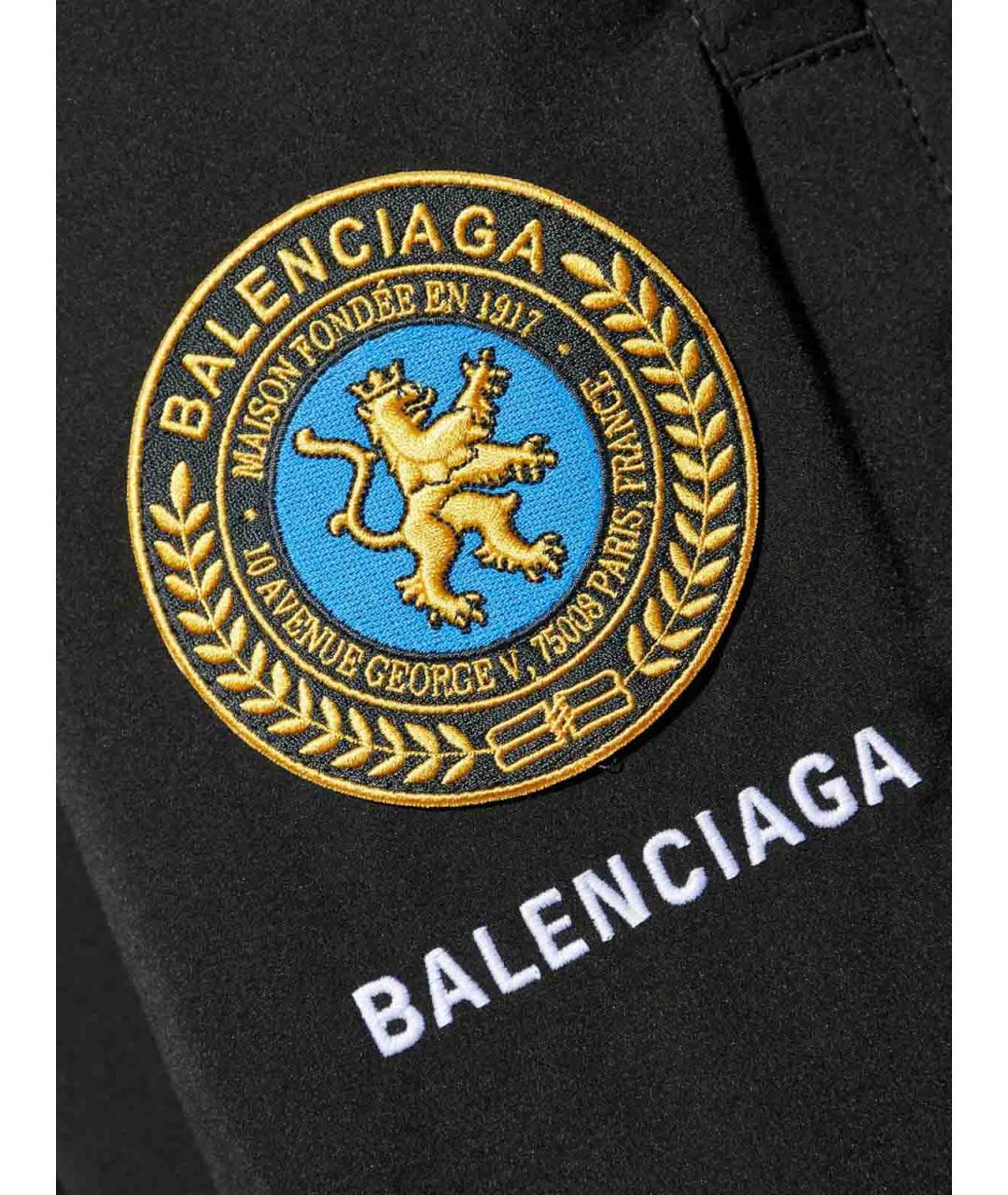 BALENCIAGA Черный полиэстеровый спортивный костюм, фото 5
