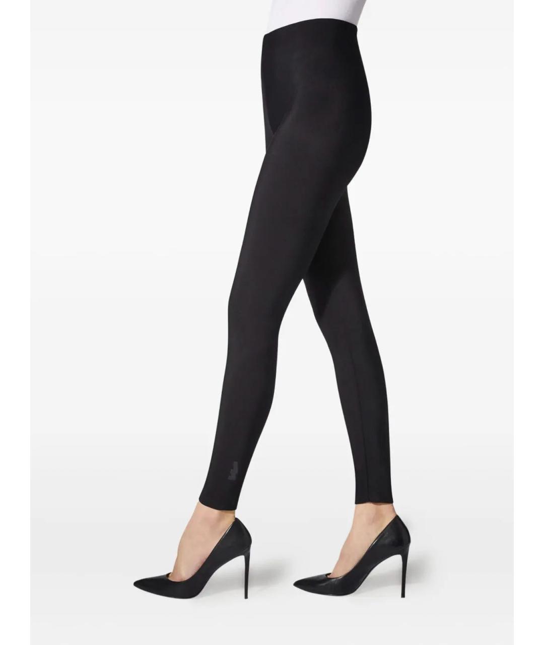 WOLFORD Черные полиамидовые леггинсы и велосипедки, фото 3