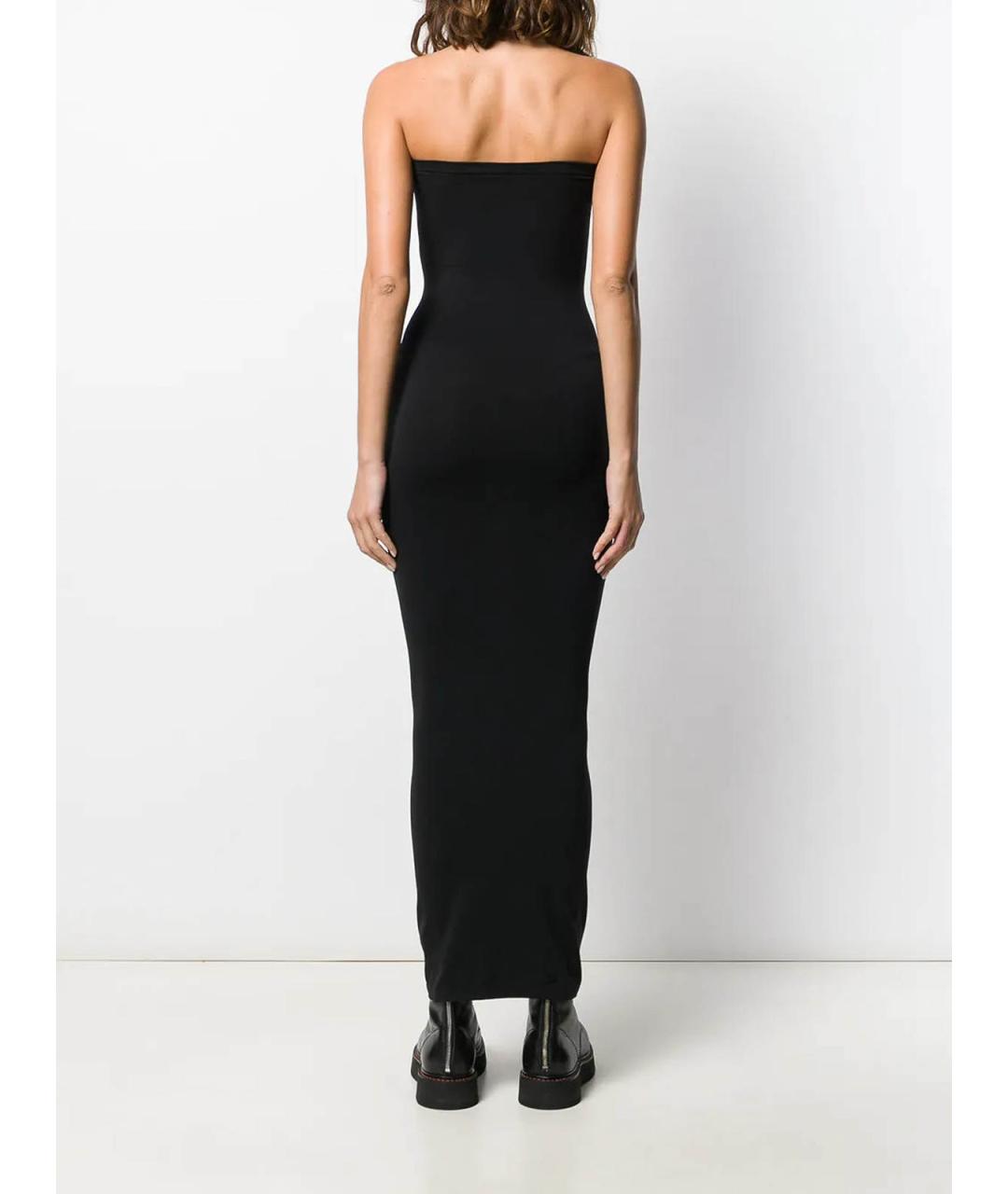 WOLFORD Черное полиамидовое повседневное платье, фото 3