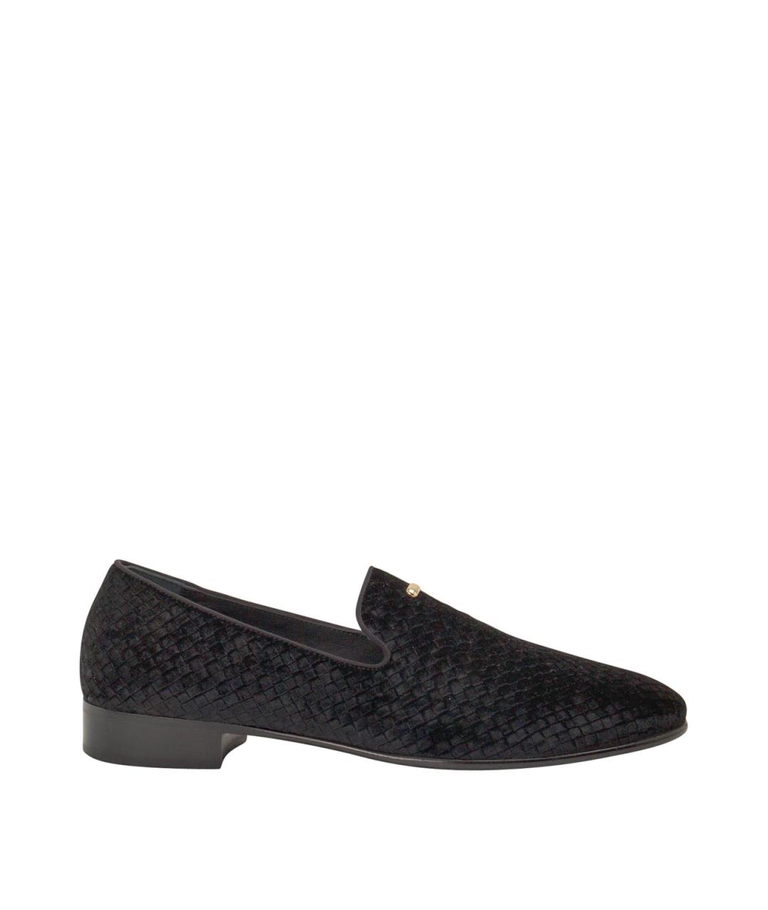 GIUSEPPE ZANOTTI DESIGN Черные кожаные лоферы, фото 1