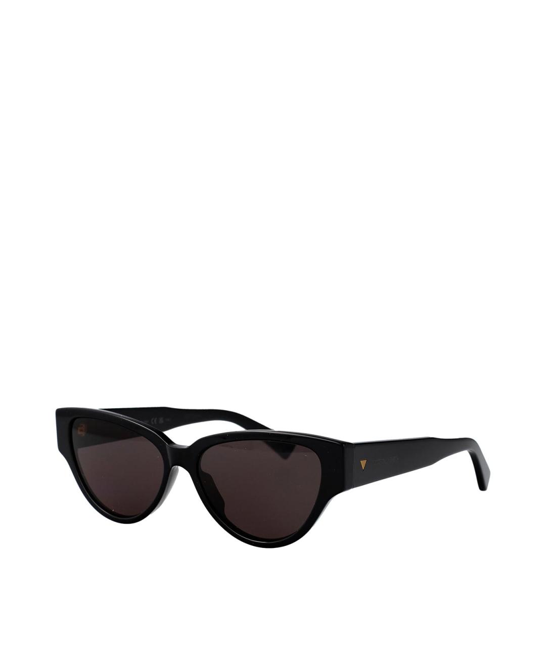 BOTTEGA VENETA Черные пластиковые солнцезащитные очки, фото 2