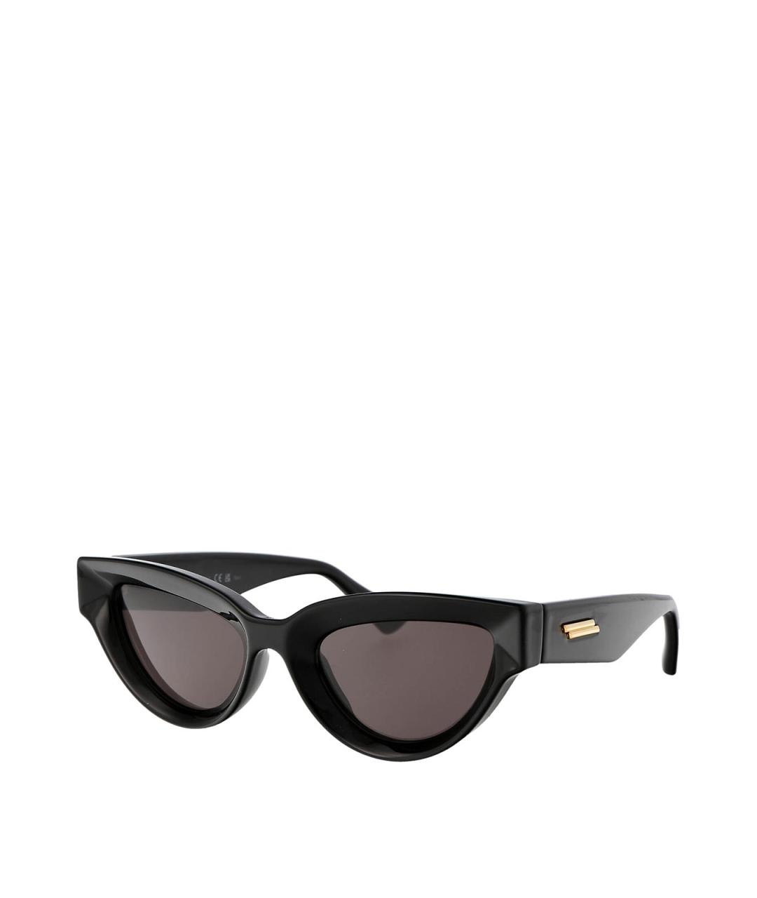 BOTTEGA VENETA Черные пластиковые солнцезащитные очки, фото 2