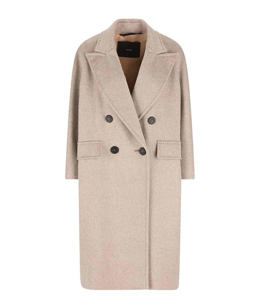 MAX MARA Бежевое пальто, фото 1