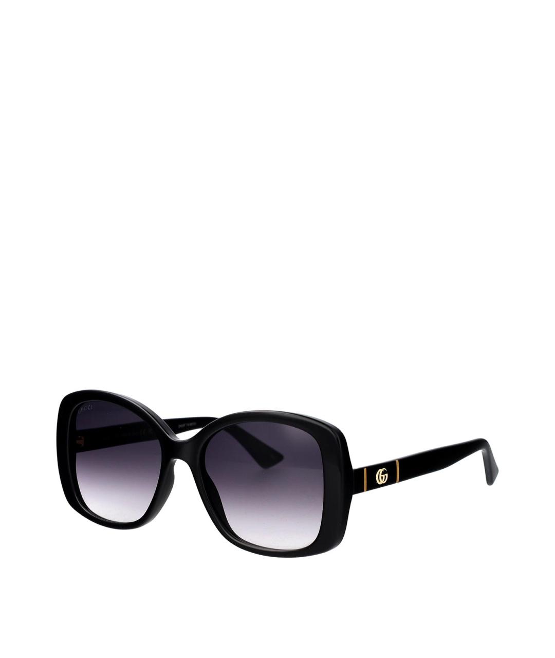 GUCCI Черные пластиковые солнцезащитные очки, фото 2