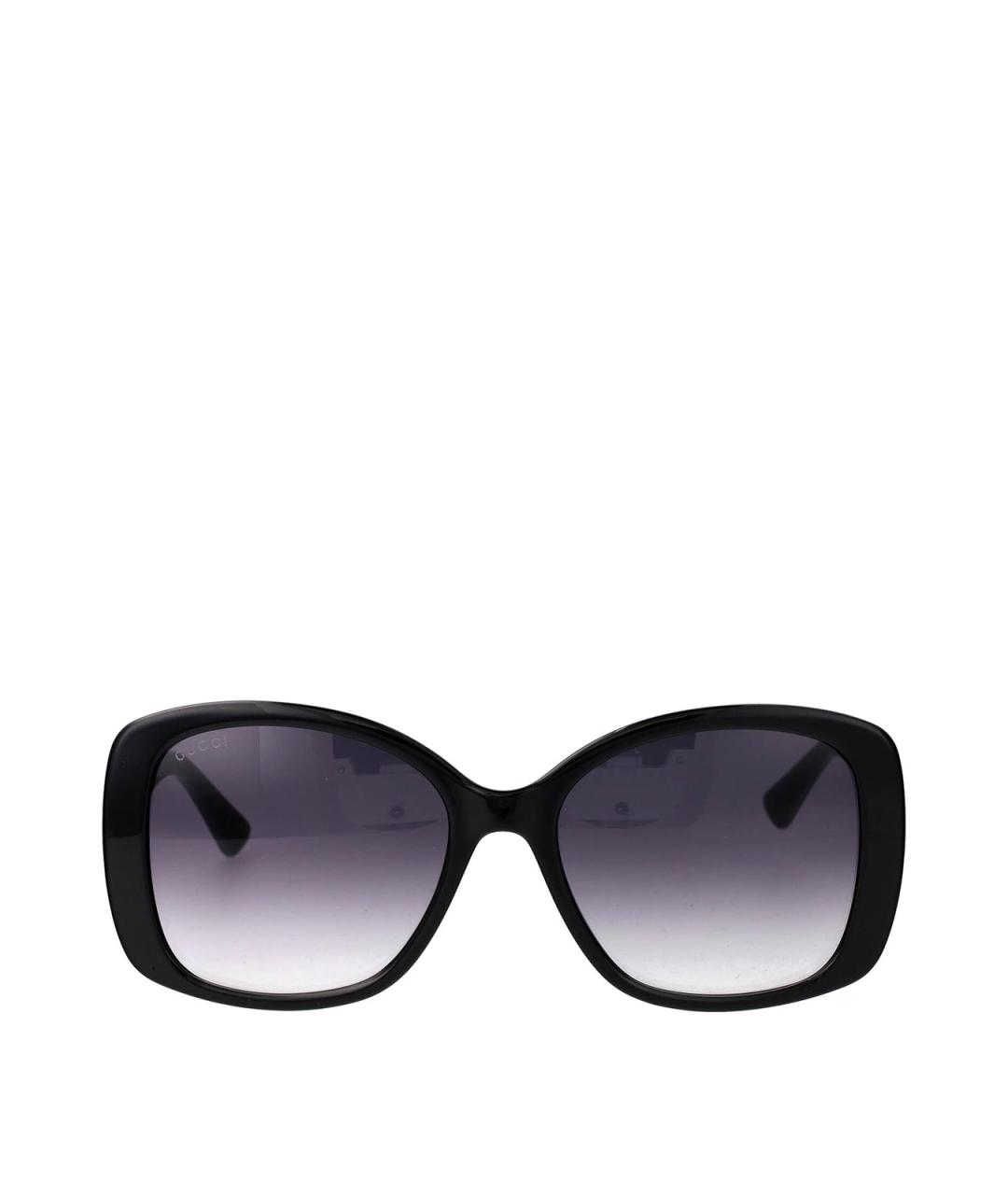 GUCCI Черные пластиковые солнцезащитные очки, фото 1