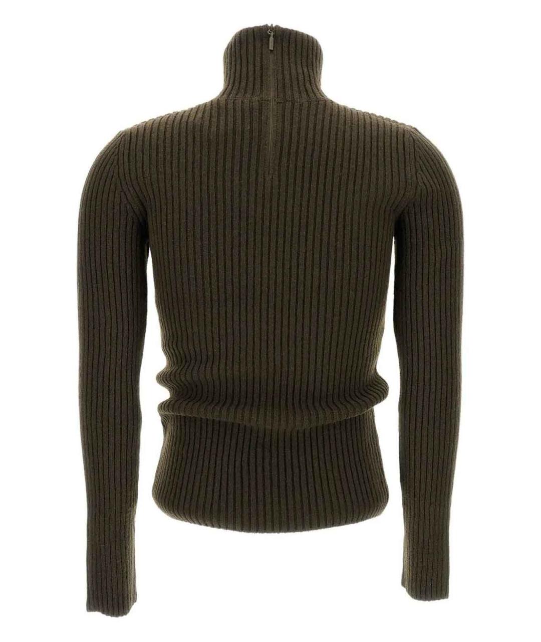 MAX MARA Зеленый кашемировый джемпер / свитер, фото 3
