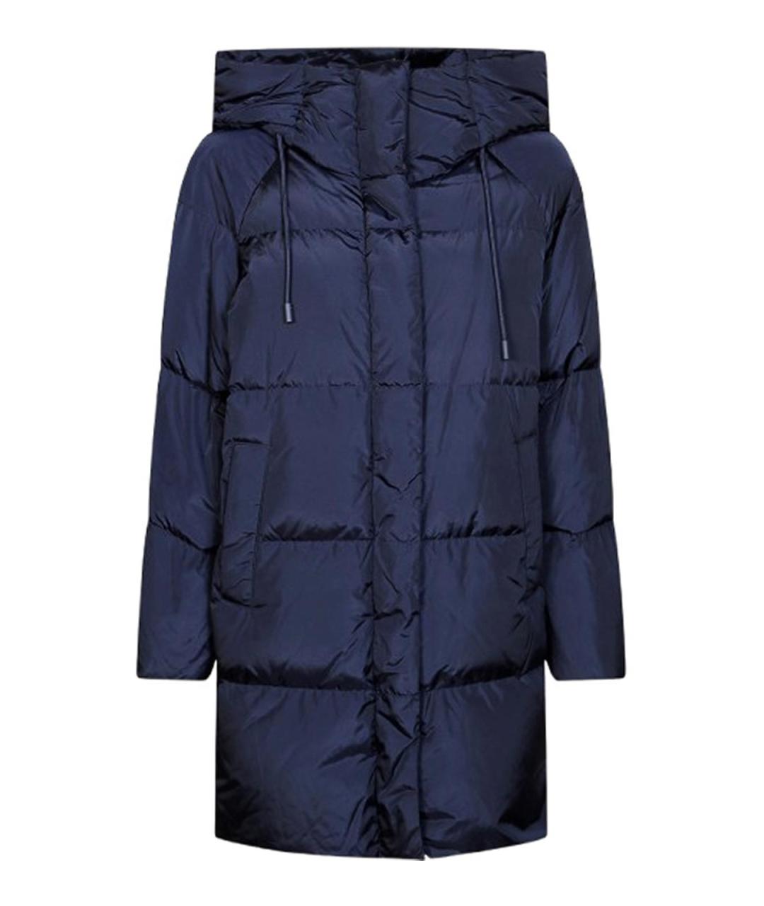 WEEKEND MAX MARA Синяя полиамидовая парка, фото 1