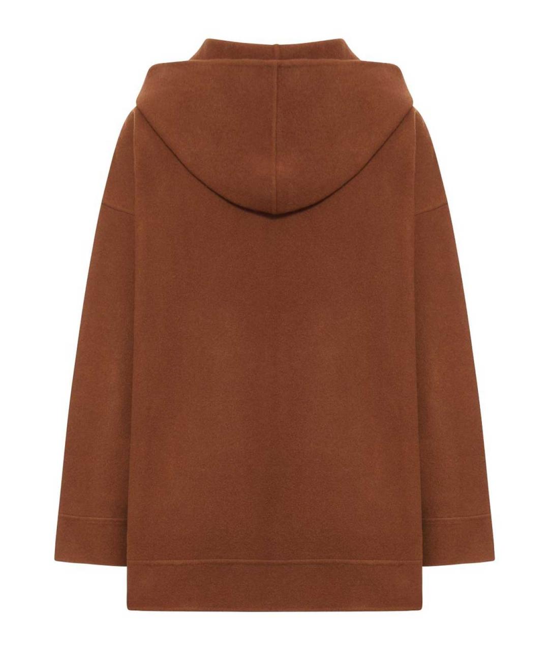 MAX MARA Коричневый кашемировый джемпер / свитер, фото 2