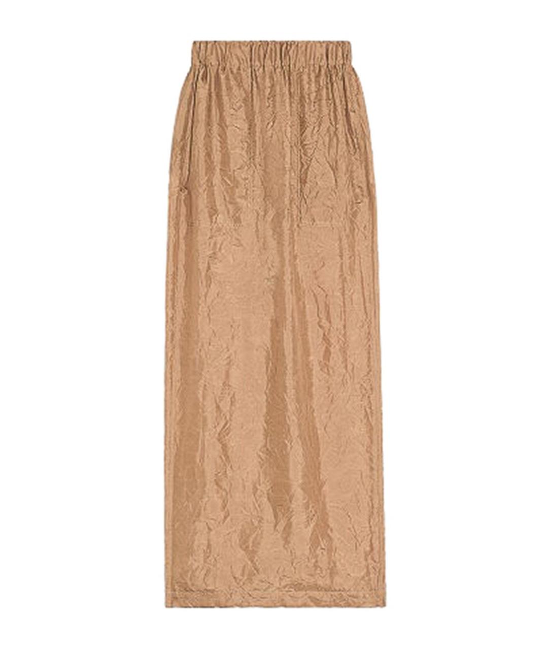 MAX MARA Коричневая юбка макси, фото 1