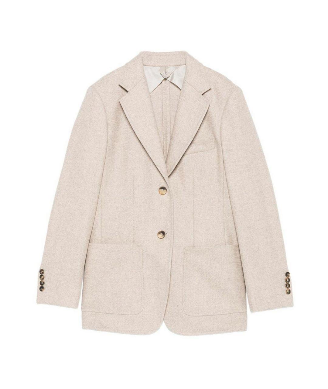 MAX MARA Коричневый кашемировый жакет/пиджак, фото 1
