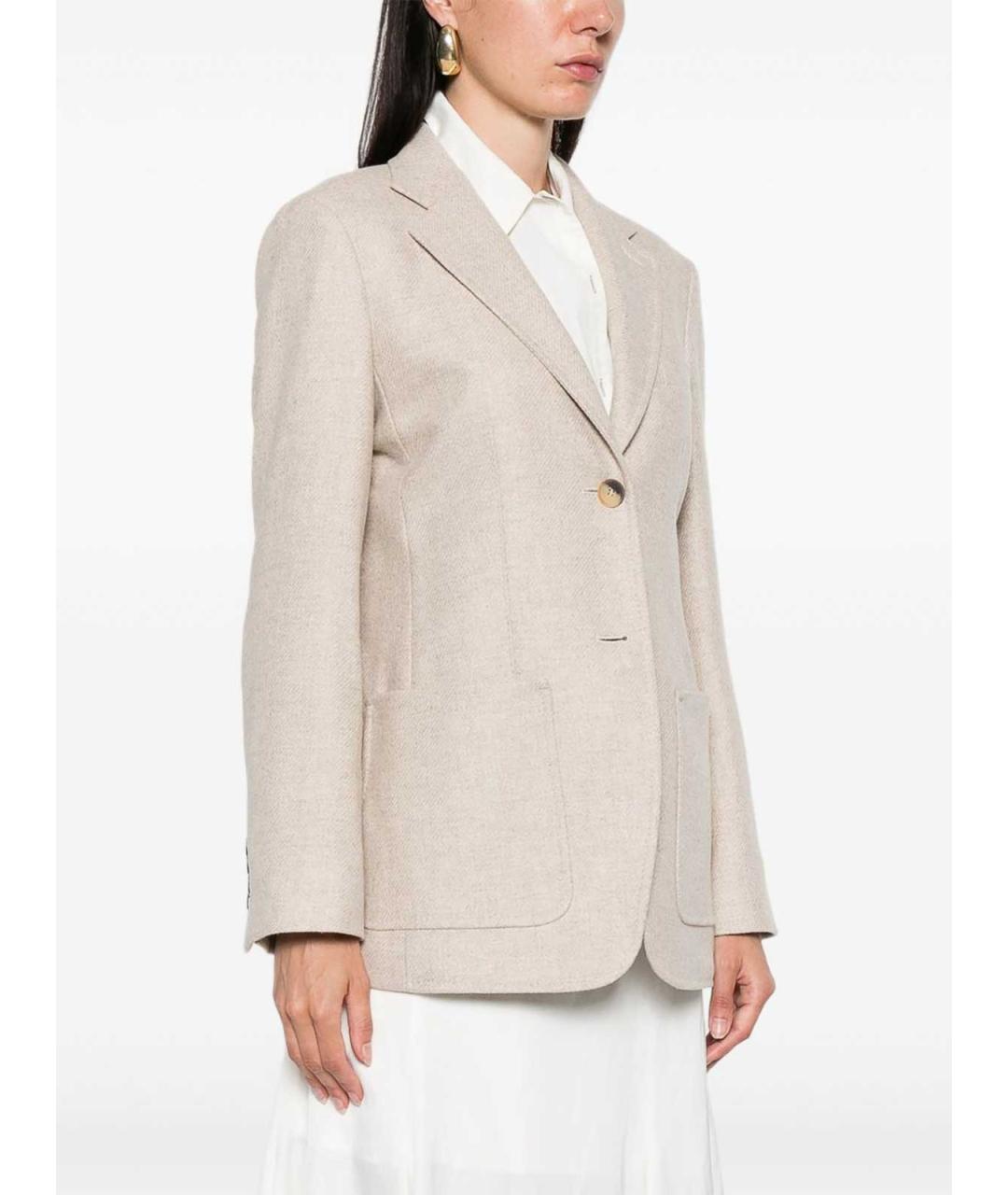 MAX MARA Коричневый кашемировый жакет/пиджак, фото 3