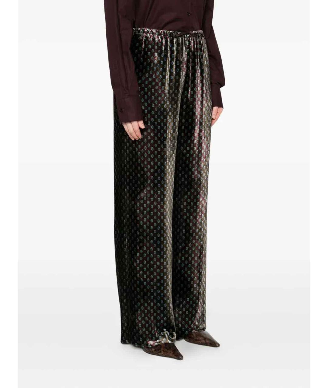 DRIES VAN NOTEN Мульти брюки широкие, фото 3