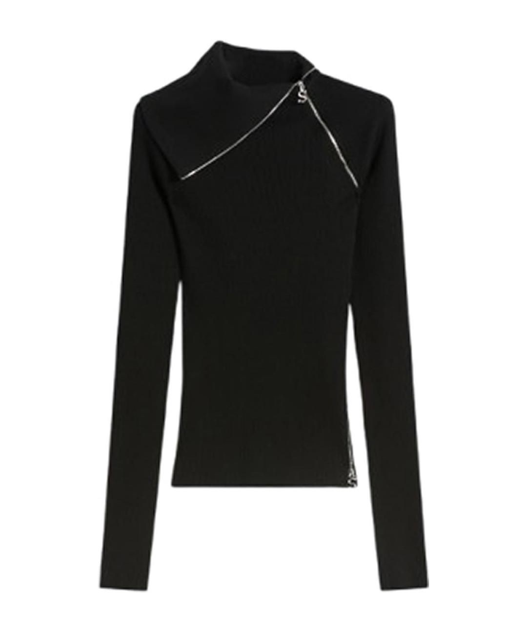 SPORTMAX Черный шерстяной джемпер / свитер, фото 1