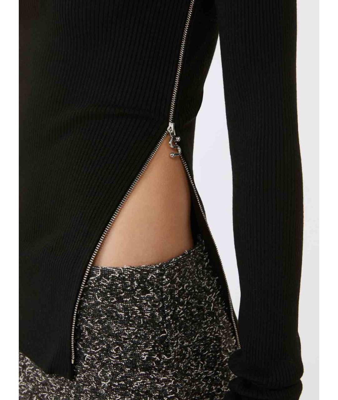SPORTMAX Черный шерстяной джемпер / свитер, фото 6