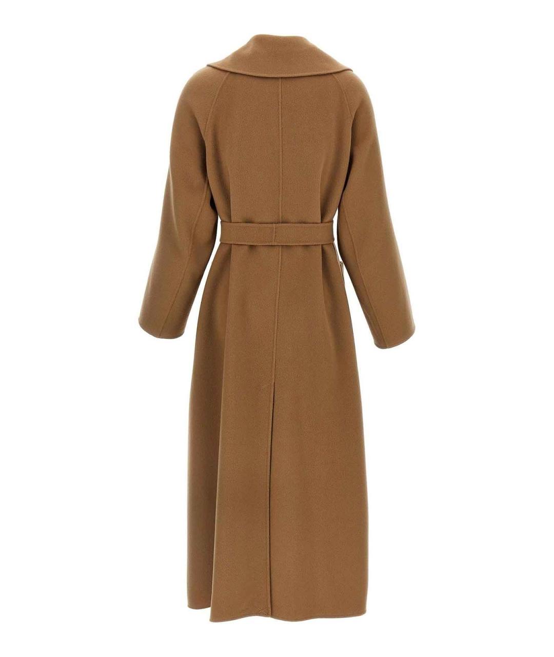 'S MAX MARA Бежевое шерстяное пальто, фото 2