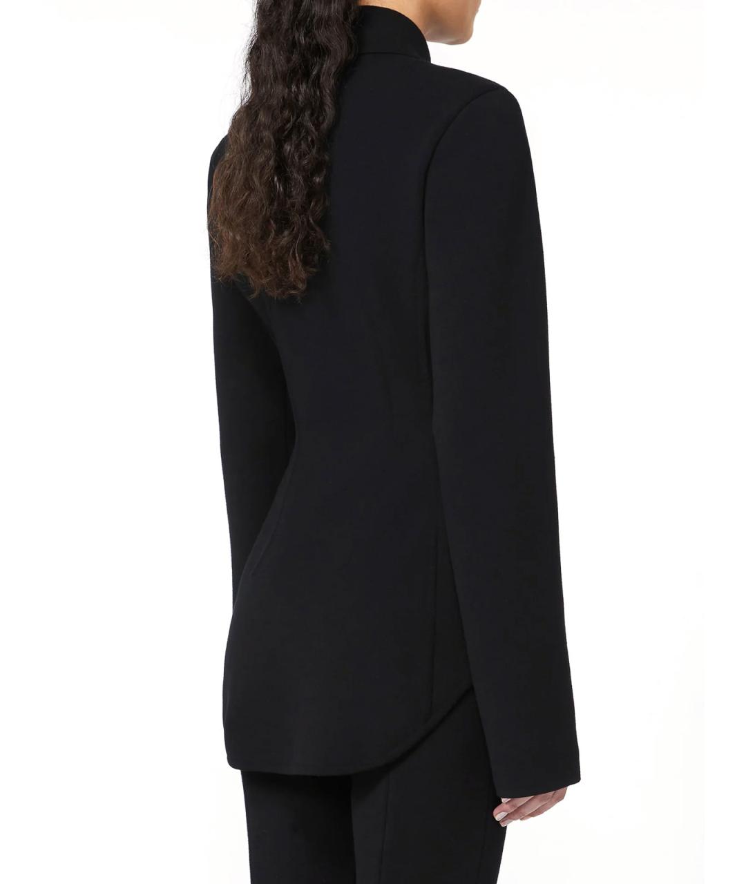 SPORTMAX Черная полиэстеровая рубашка, фото 4