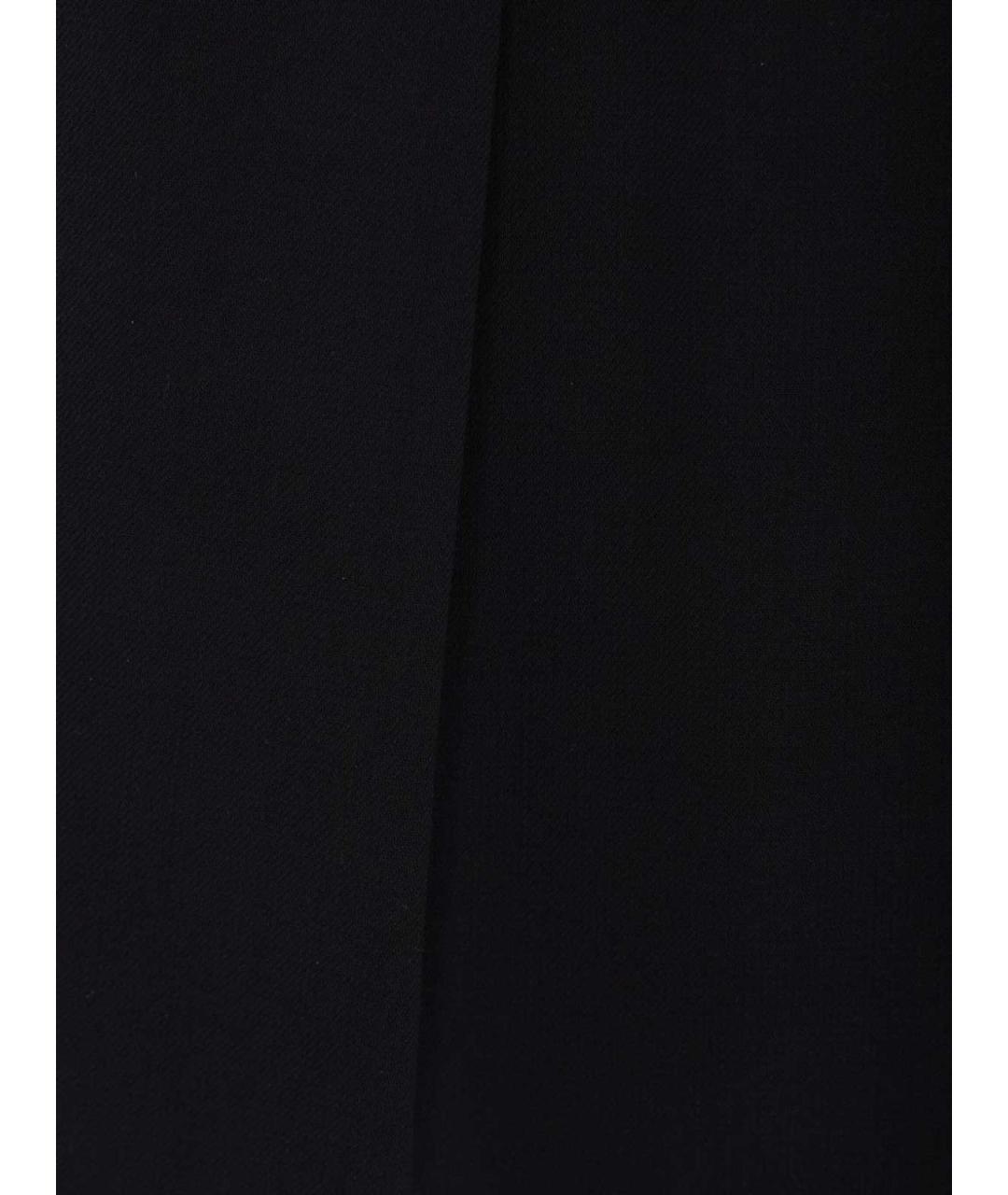 GIORGIO ARMANI Черные шерстяные повседневные брюки, фото 3