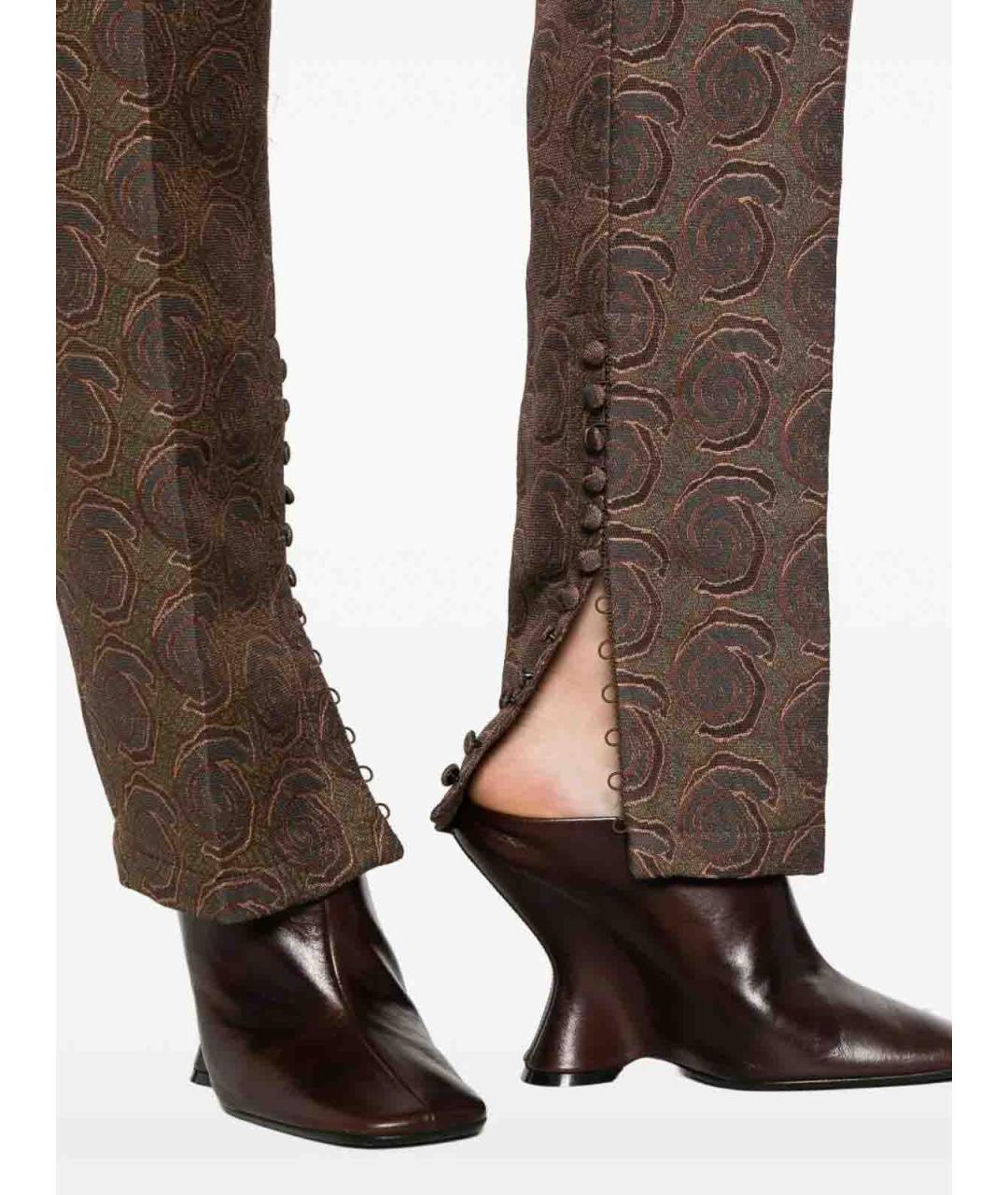 DRIES VAN NOTEN Мульти брюки узкие, фото 4