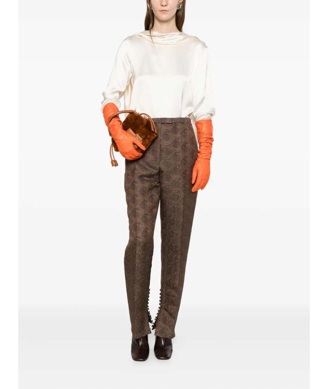 DRIES VAN NOTEN Мульти брюки узкие, фото 2