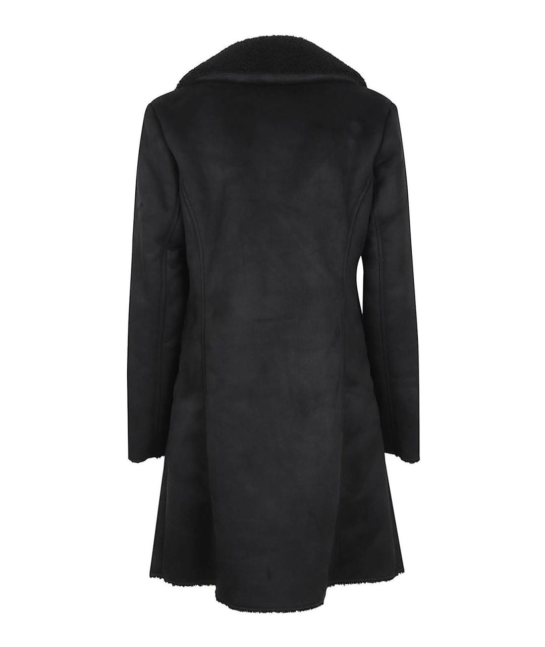 RALPH LAUREN Черное полиэстеровое пальто, фото 3