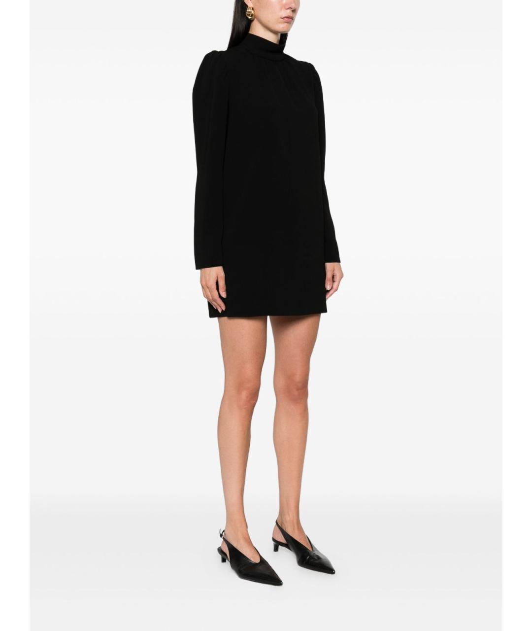 MAX MARA Черное полиэстеровое коктейльное платье, фото 3