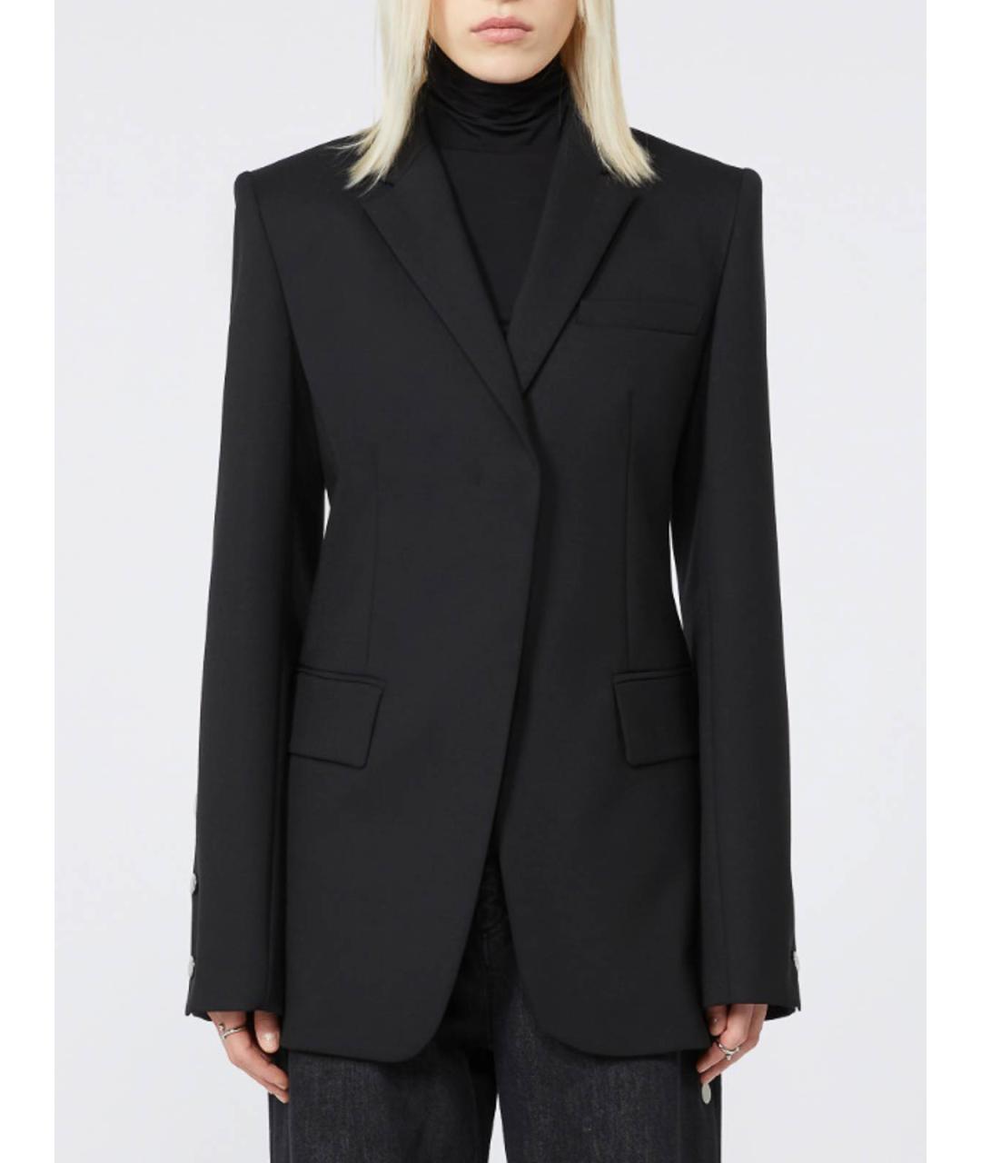 SPORTMAX Черная шерстяная куртка, фото 3