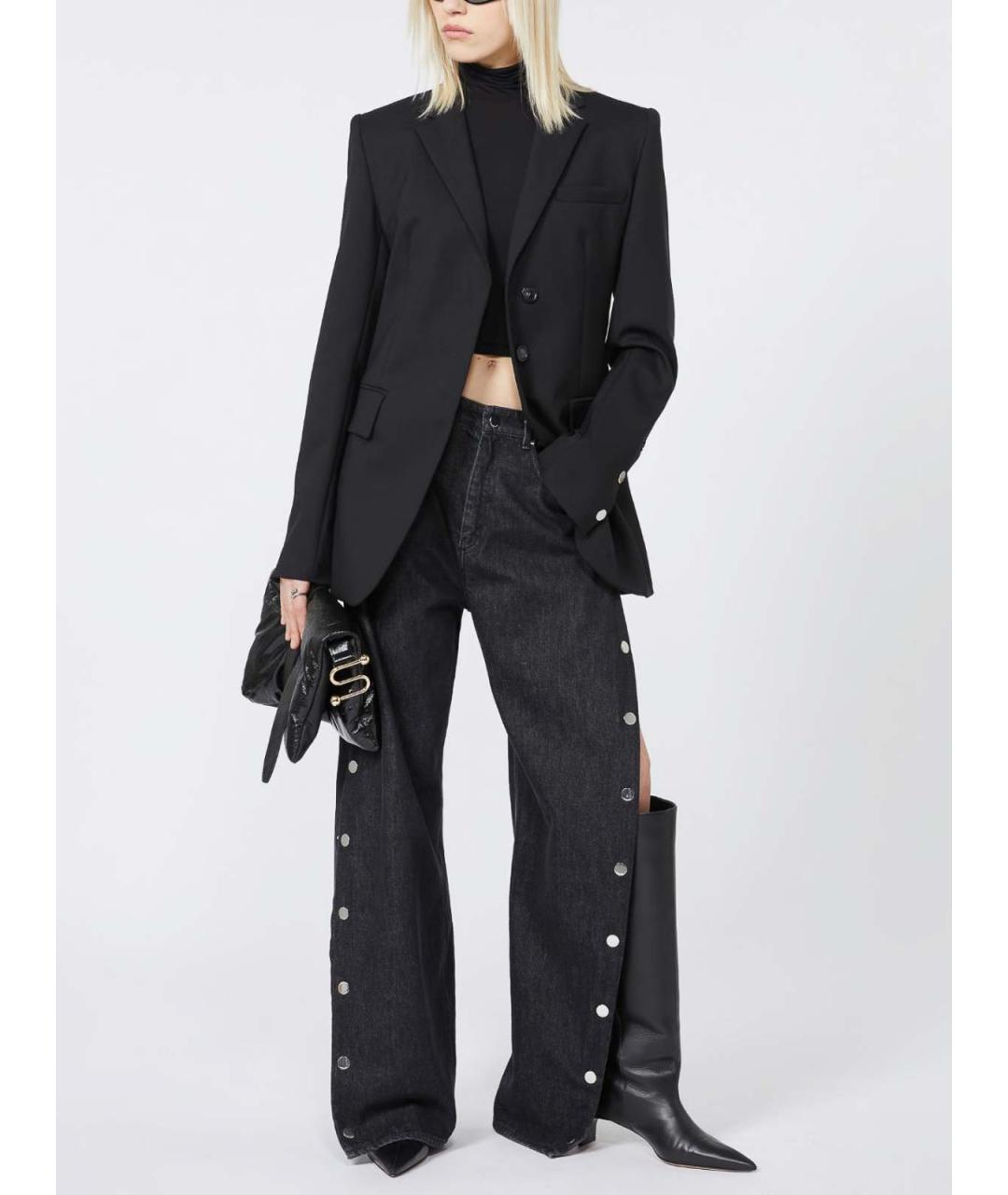 SPORTMAX Черная шерстяная куртка, фото 2