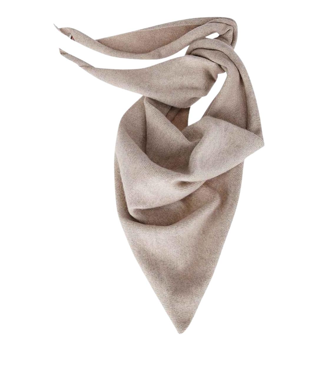 EXTREME CASHMERE Бежевый кашемировый шарф, фото 2