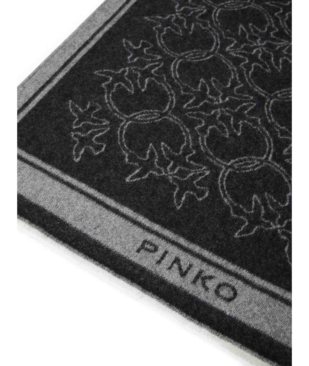PINKO Черная шерстяная туника, фото 4