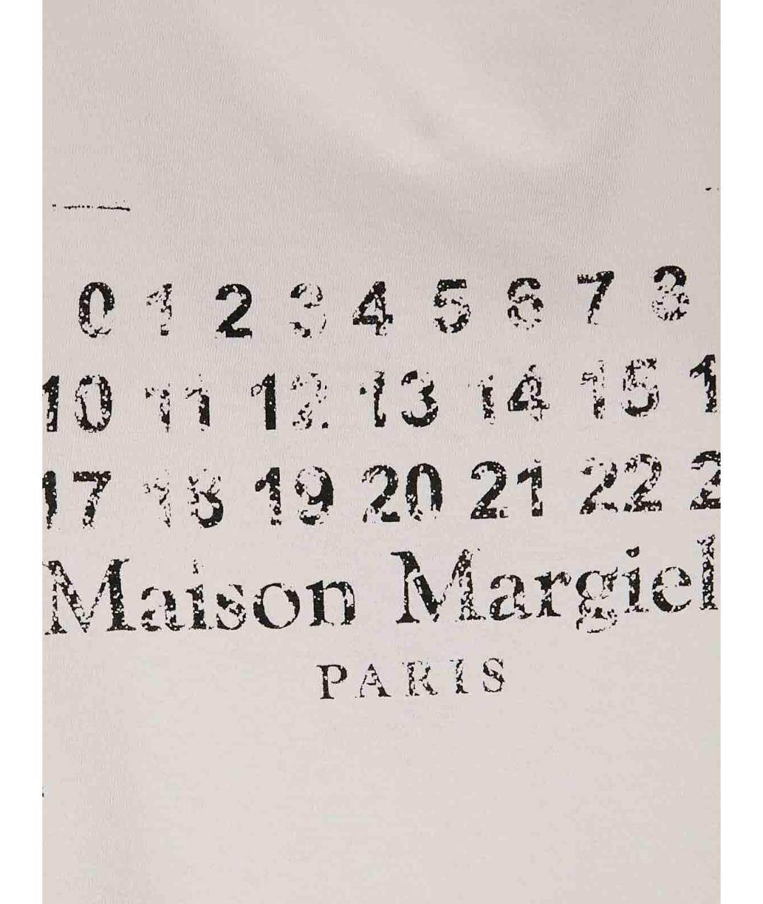 MAISON MARGIELA Белая хлопковая майка, фото 3