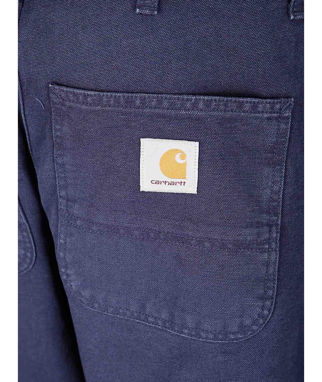 CARHARTT Синие хлопковые повседневные брюки, фото 3