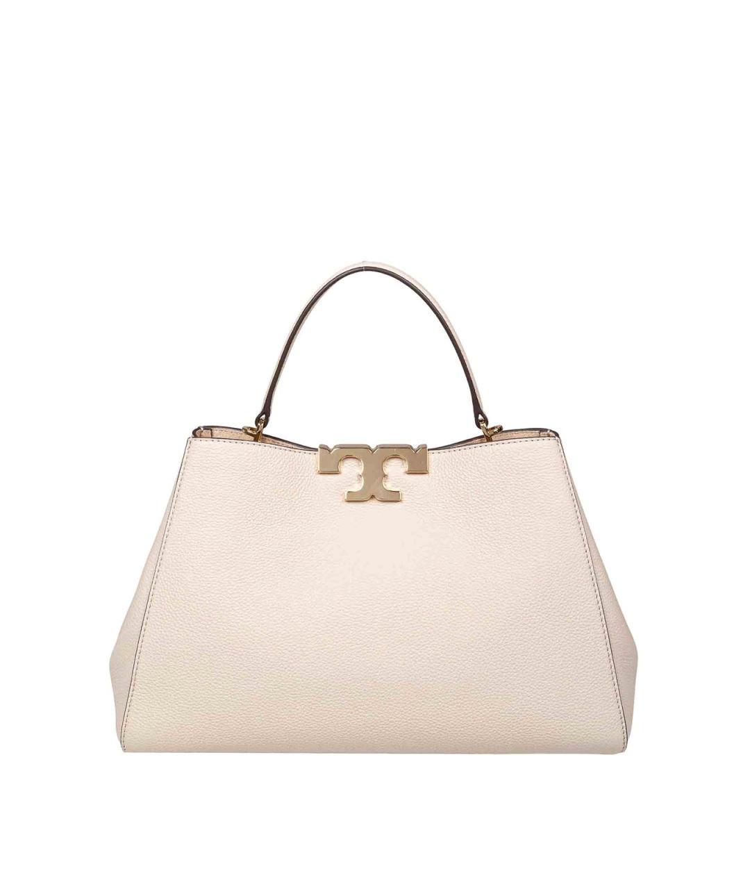 TORY BURCH Бежевая кожаная сумка тоут, фото 1