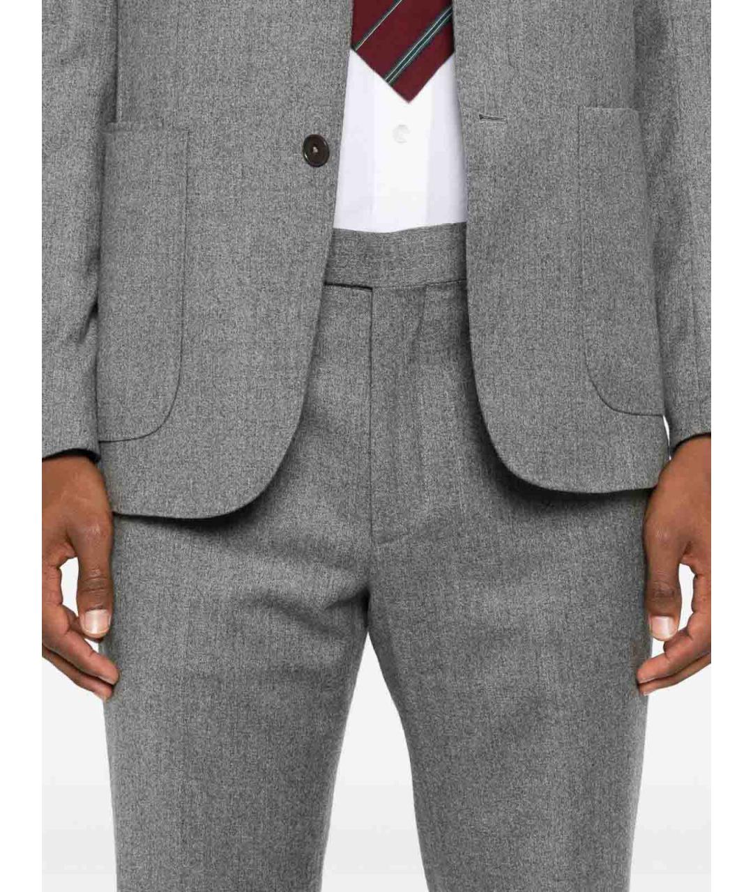 ZEGNA Серый классический костюм, фото 5