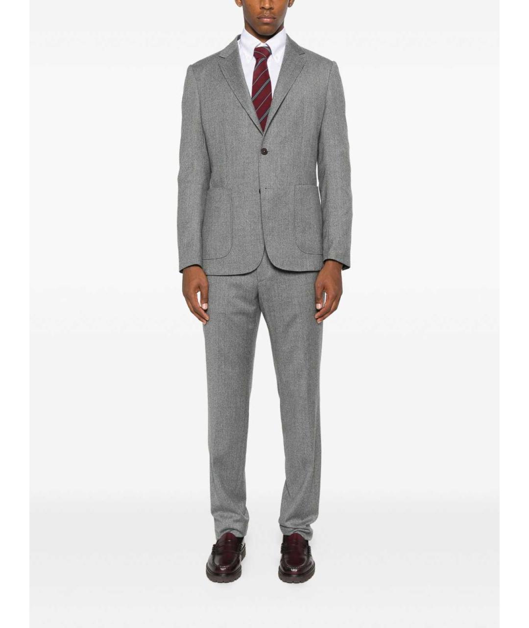 ZEGNA Серый классический костюм, фото 4