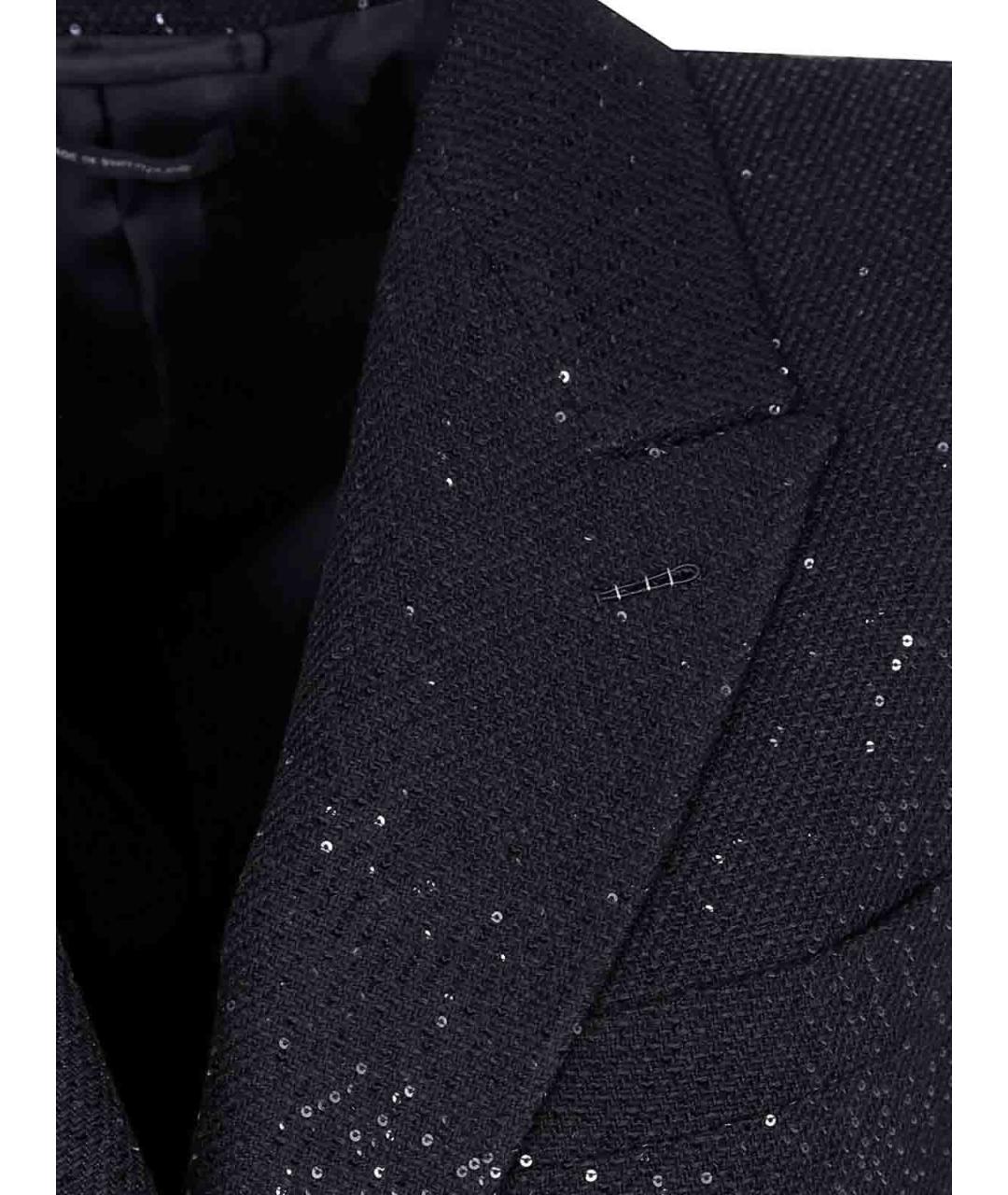 TOM FORD Черное шерстяное пальто, фото 3