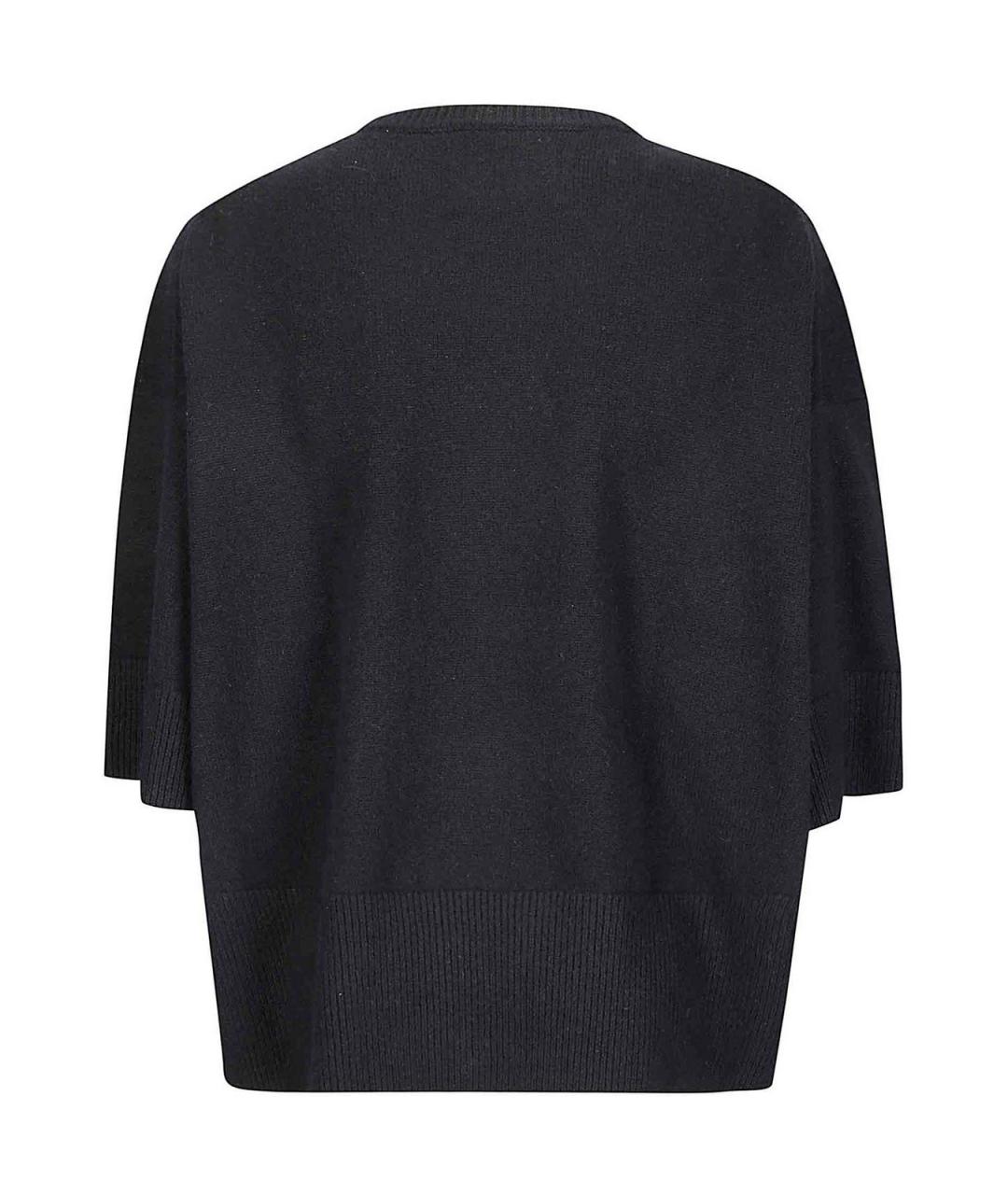 EXTREME CASHMERE Черный кашемировый джемпер / свитер, фото 2
