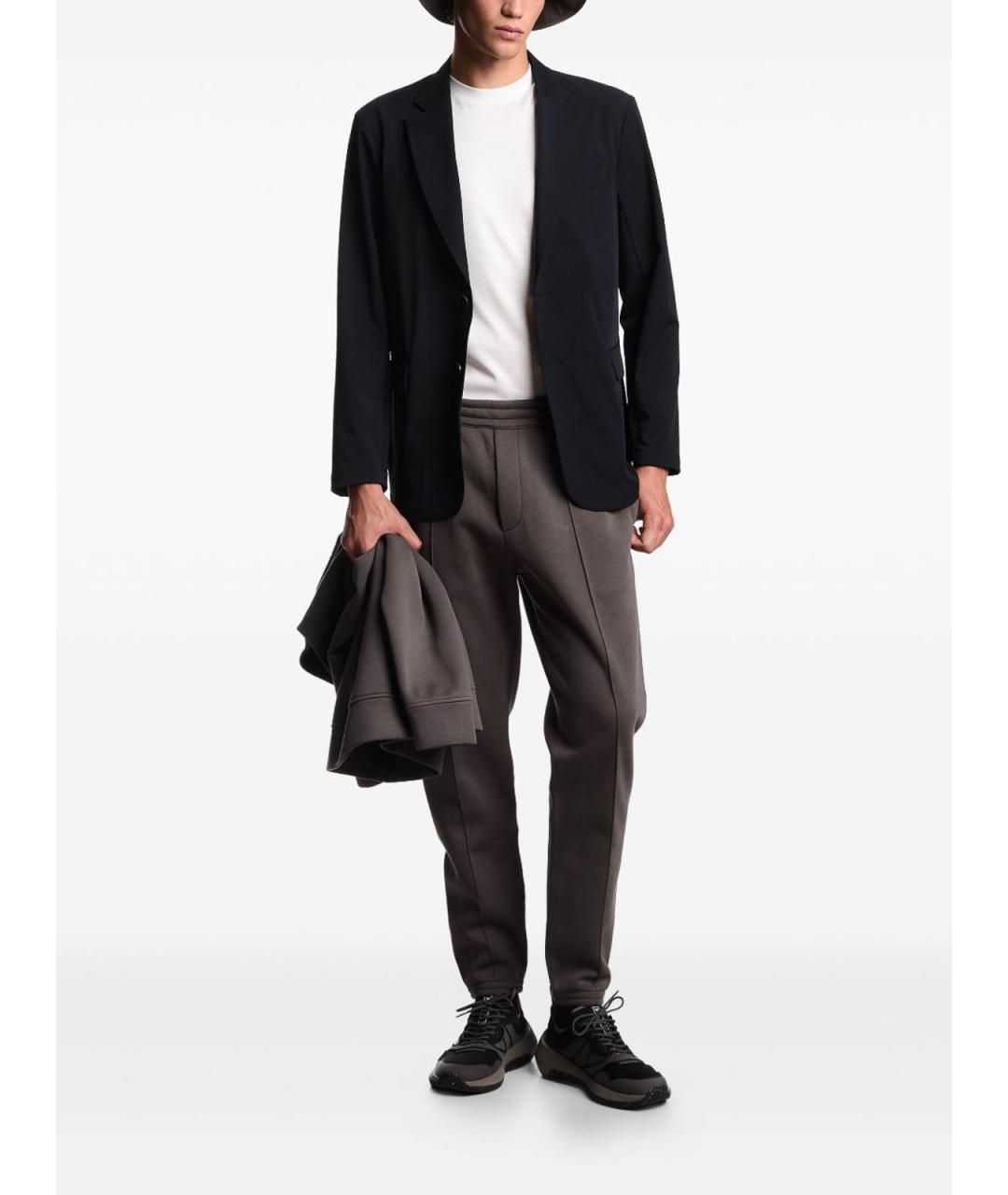 EMPORIO ARMANI Белая хлопковая футболка, фото 2