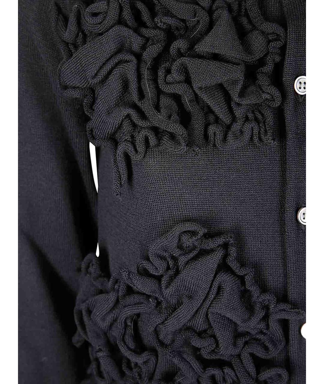 COMME DES GARÇONS Черный шерстяной джемпер / свитер, фото 3